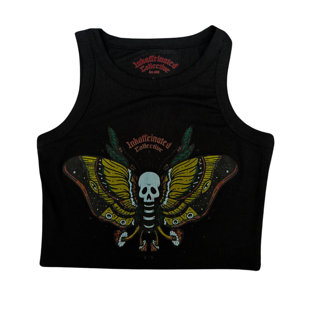 Black Moth baby crop top