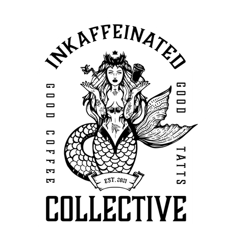 4" Inkaffeinated Collective Mermaid Sticker
