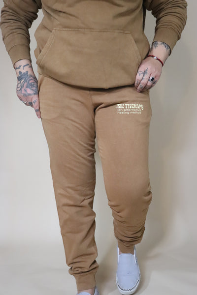 Ink Therapy Joggers- Vintage Wash Caramel